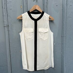J Crew Sleeveless Blouse, Size 6